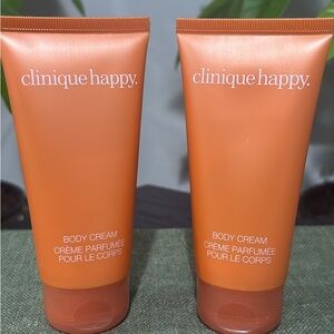 Clinique Happy Orange Scented Body Cream Duo